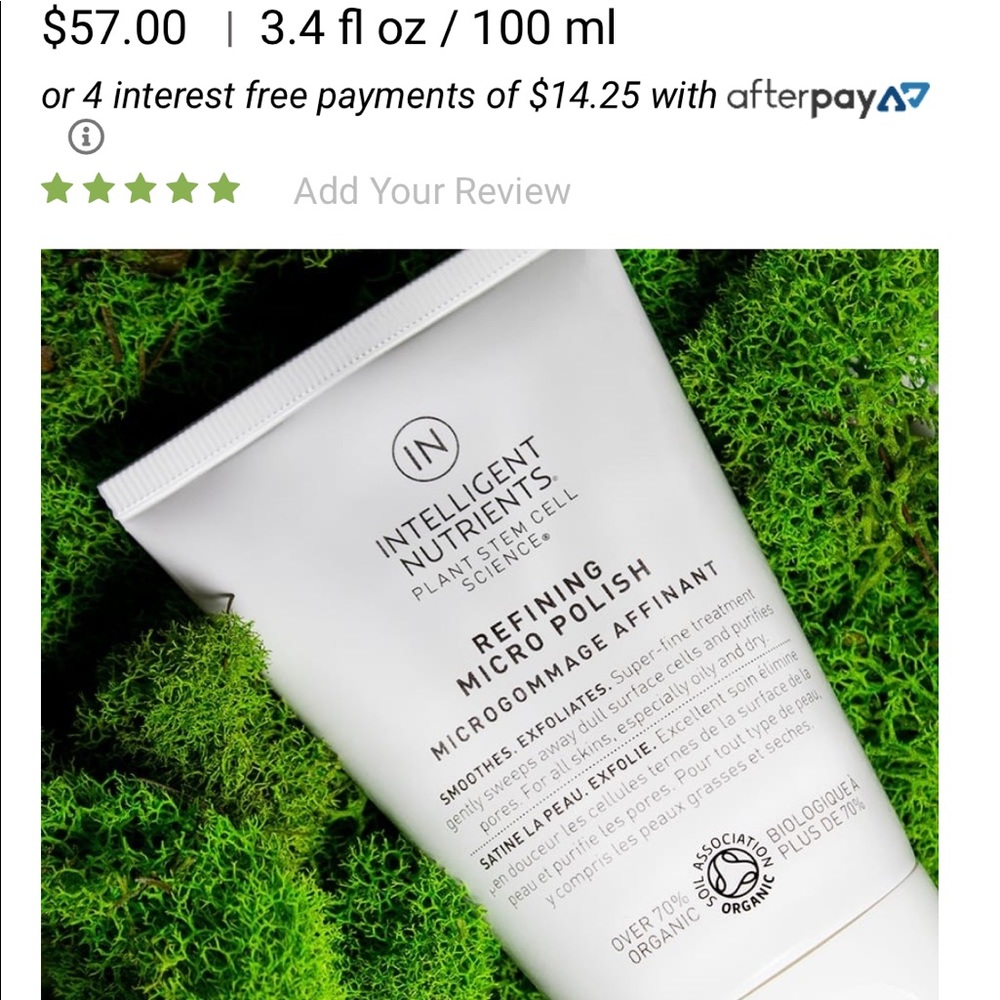 New in box, Organic Micro Polish Exfoliator